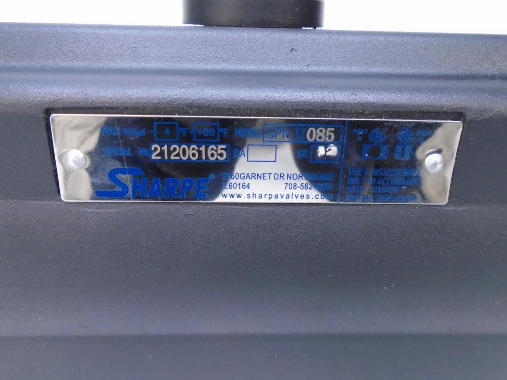 Sharpe SPN II 085 Pneumatic Actuator, Max 145 PSI, SR 11
